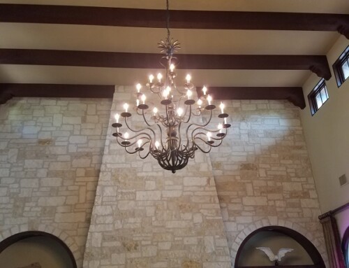 Chandelier Installation